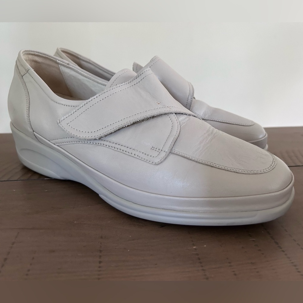 Waldlaufer‎ Welte K Women’s Cream Strap Leather Comfort Shoes - Size 7